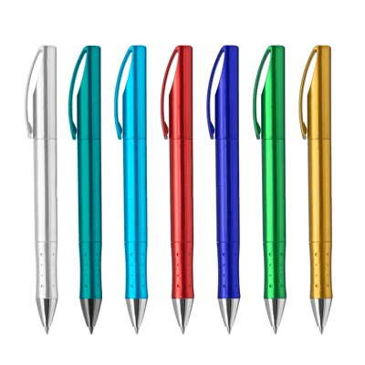 Giftsdepot Vogue Push Action Plastic Pen Colours A02 GIH1026 Vogue Plastic Pen (gel ink)