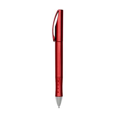 Giftsdepot Vogue Twist Action Plastic Pen Gel Ink View Main Red A01 vogue plastic pen with black gel ink and red body