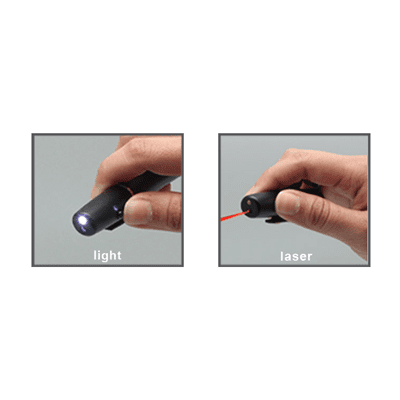 GIH1123 MIB LED Stylus Gel Pen with Laser Pointer