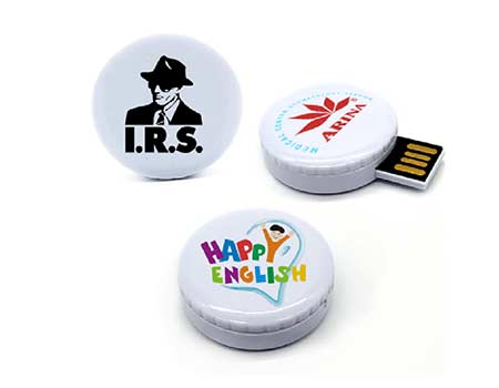 GFY1078 Mini Round USB Flash Drive