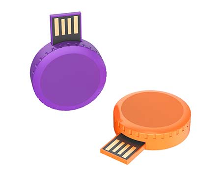 GFY1078 Mini Round USB Flash Drive