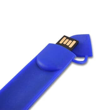 GFY1096 Round Corner Silicon Wristband Flash Drive