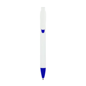 Giftsdepot Oasis Plastic Ball Pen View Blue oasis plastic ball pen in white with blue grip and colorful options