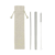 GIH1188 Straight Stainless Steel Straw Set (jute-cotton pouch)