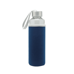 Like Me Travel Glass Bottle With Neoprene Pouch Main Blue like me travel glass bottle with protective pouch