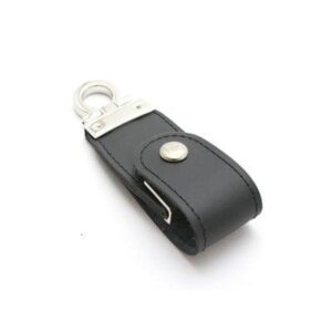 GFY1042 Snap Fastener PU Leather Flash Drive