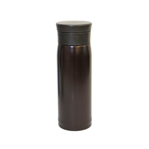 vicky vacuum flask with stainless steel finish and secure lid