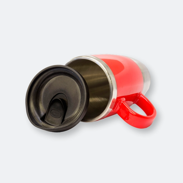 GMG1005_Alp_Stainless_Steel_Auto_Mug_RED_OPEN GMG1005 Alp Stainless Steel Auto Mug