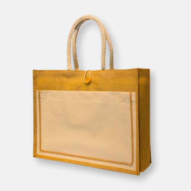 GMG1043 Black Color Jute Bag