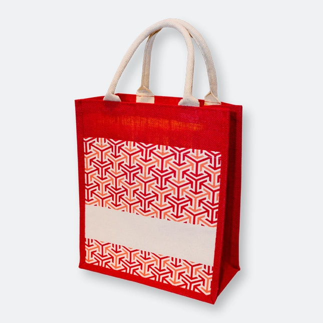 GMG1050_jute_bag_(islamic)_Red GMG1050 Jute Bag (Islamic)