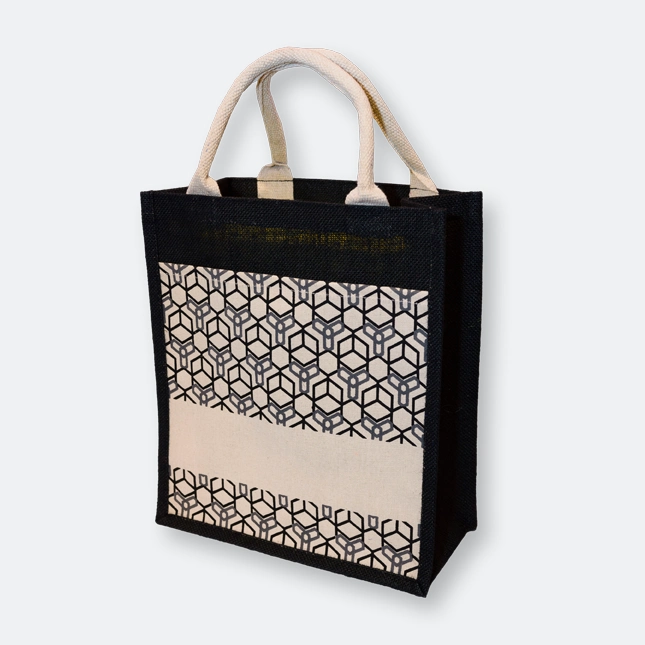 GMG1051_jute_bag_(islamic)_Black GMG1051 Jute Bag (Islamic)