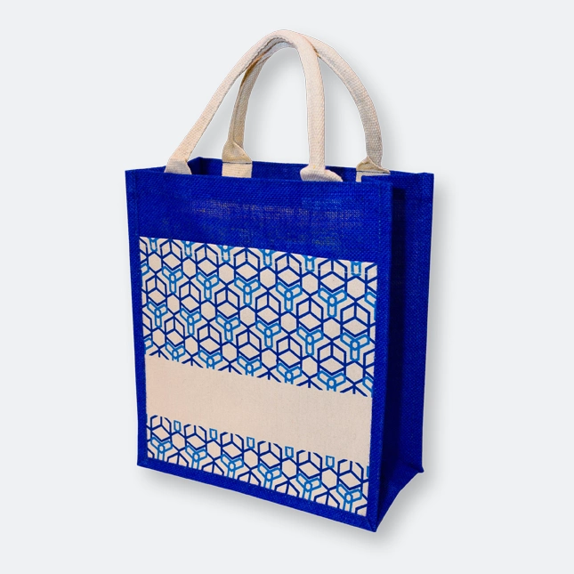 GMG1051_jute_bag_(islamic)_Royal Blue GMG1051 Jute Bag (Islamic)