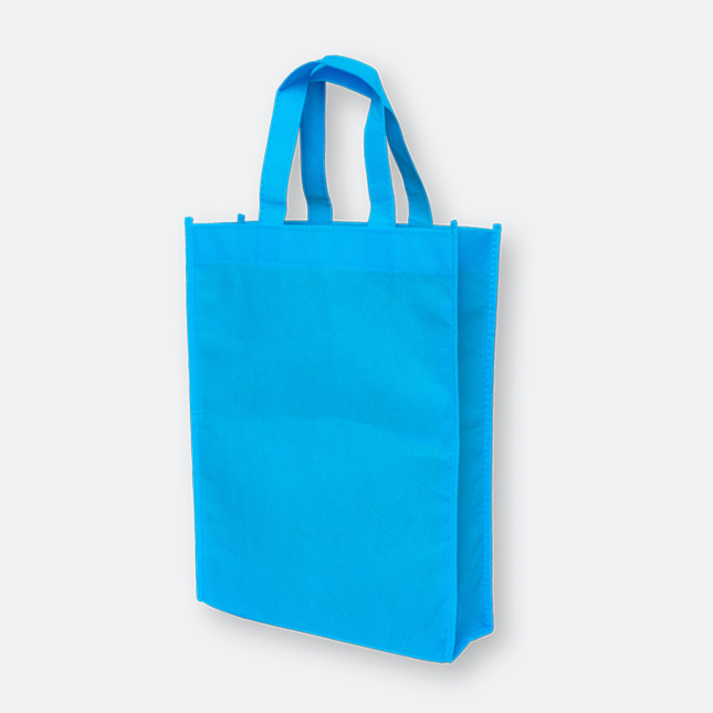 GMG1105_Non-Woven Bag_A4_Light Blue GMG1105 Non-Woven Bag A4 (stitches)