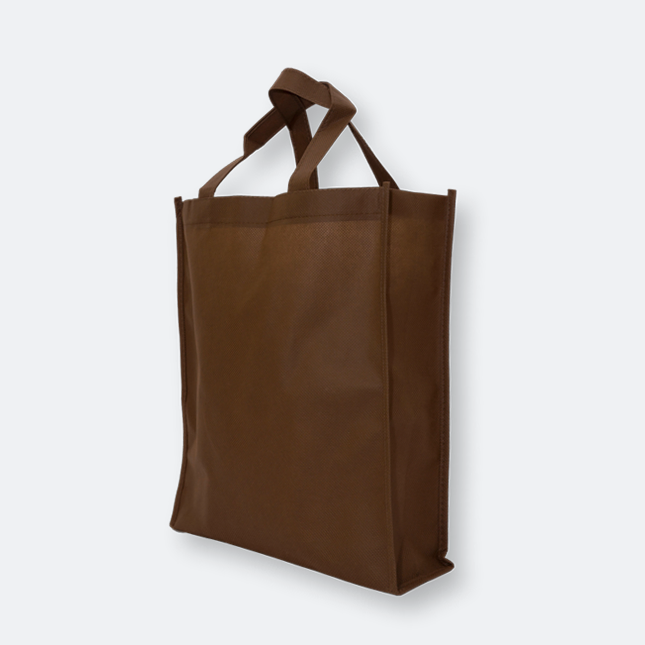 GMG1105_Non-Woven_Bag_A4_Brown GMG1105 Non-Woven Bag A4 (stitches)