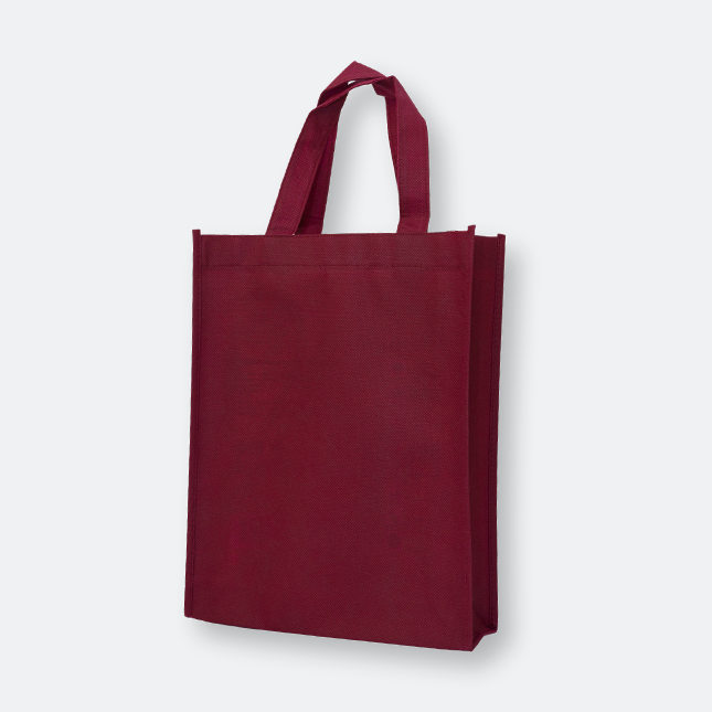 GMG1105_Non-Woven_Bag_A4_Maroon GMG1105 Non-Woven Bag A4 (stitches)