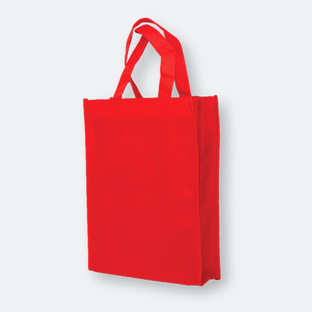 GMG1105_Non-Woven_Bag_A4_Red GMG1105 Non-Woven Bag A4 (stitches)