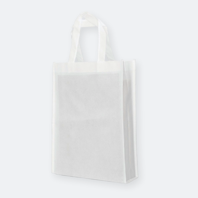 GMG1105_Non-Woven_Bag_A4_White GMG1105 Non-Woven Bag A4 (stitches)