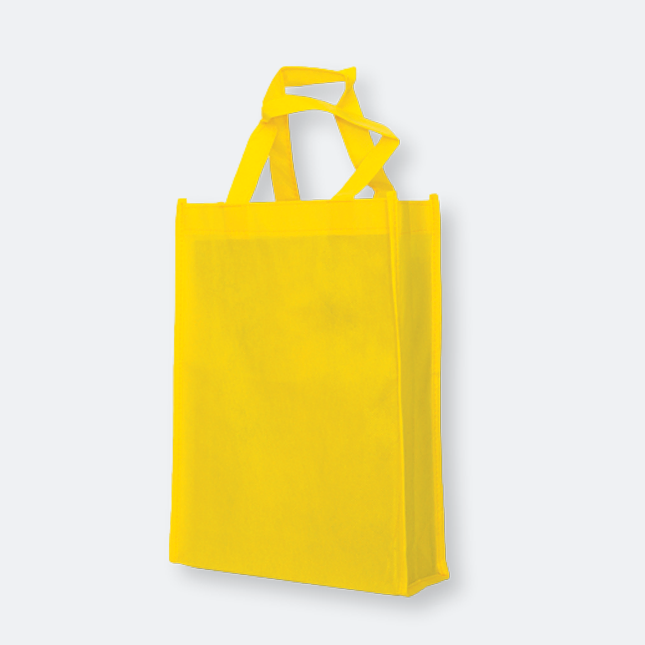 GMG1105_Non-Woven_Bag_A4_Yellow GMG1105 Non-Woven Bag A4 (stitches)
