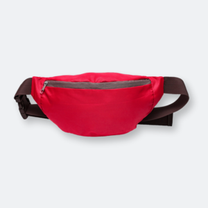GMG1233_Amari_Waist_Pouch_Red Amari Waist Pouch – Lightweight Travel Waist Bag Red Front View
