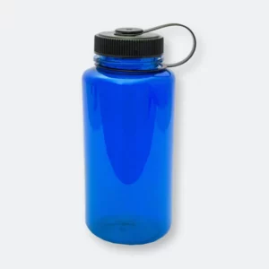tivor sport bottle in royal blue with secure screw lid