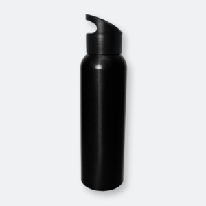 driffly bottle in aluminium finish with secure lid design