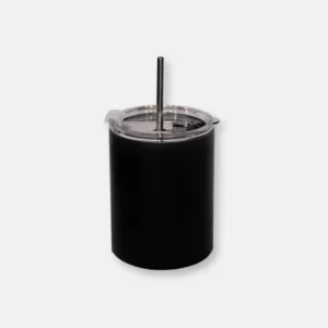 Guffly stainless steel mug with secure lid and modern design