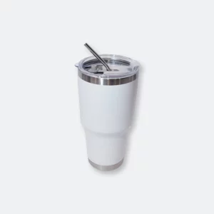 swizzo stainless steel tumbler with straw and 900ml capacity