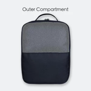 Zova Triple-Tier Shoe Bag – Travel Shoe Organizer with 3 Compartments