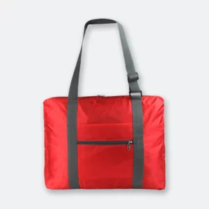 Meva Foldable Travel Bag in Blue with Zipped Pouch