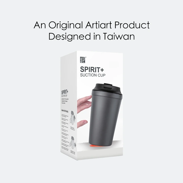 GIH1204 ARTIART SPIRIT PLUS - Double Wall Suction Cup