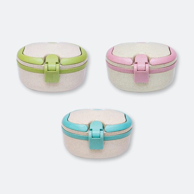 GMG1024 Apricot Wheat Fiber Lunch Box