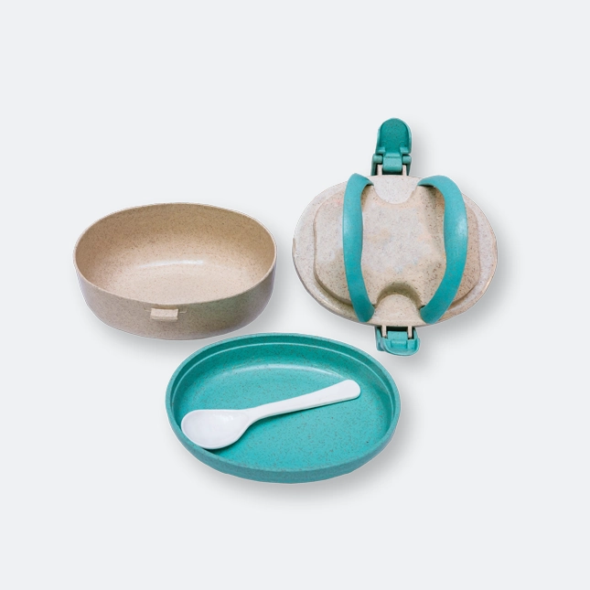 GMG1024 Apricot Wheat Fiber Lunch Box