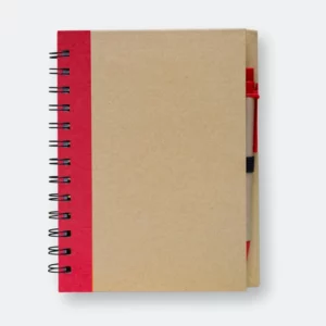 GMG1054_Root_Eco_Notepad_With_Pen_Red GMG1054 Root Eco Notepad with Pen