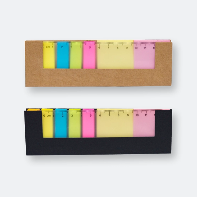 GMG1117 Eco Memo Sticky Notes with Ruler