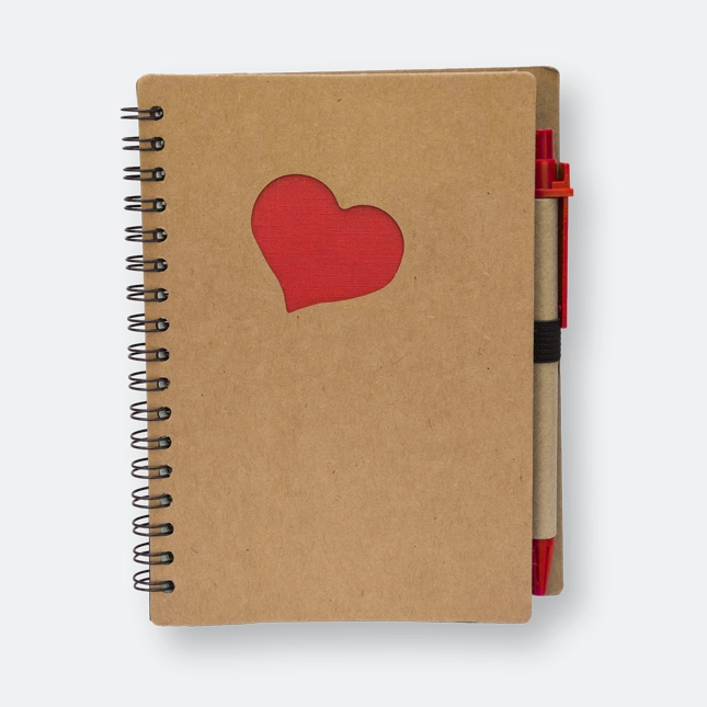 GMG1183 Love Eco Notebook With Pen