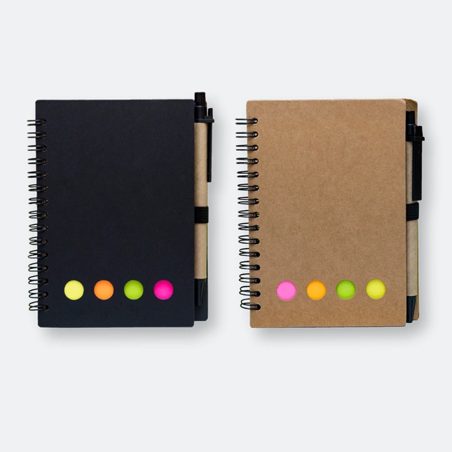 GMG1211 Eco Sticky Notepad with Pen