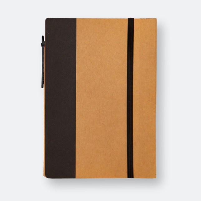 GMG1322_Sero_Eco_Notepad_with_Pen_Black GMG1322 Sero Eco Notepad with Pen