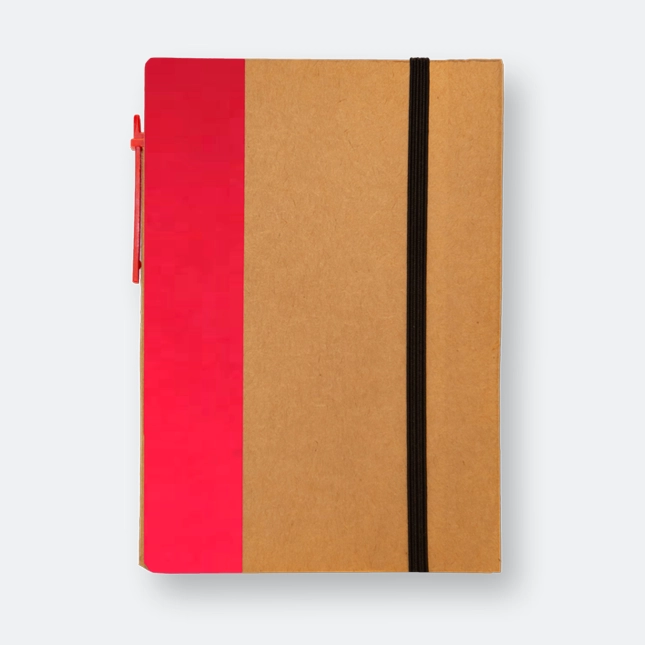 GMG1322_Sero_Eco_Notepad_with_Pen_Red GMG1322 Sero Eco Notepad with Pen