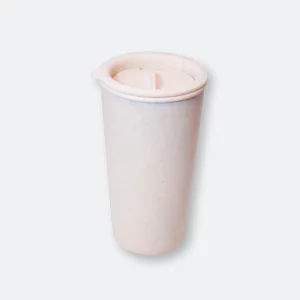 plimzy mug made from wheat fiber with lid and 420ml capacity