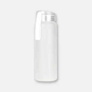 GMG2139_AUSTIN_Frosted_Glass_Bottle_M102_WHITE austin frosted glass bottle with transparent borosilicate body