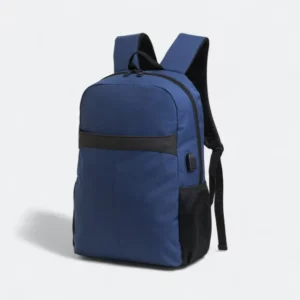 varko laptop backpack in navy for work and daily use