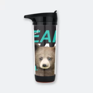 GIH2145_ARTIART_SEAGULL_Double_Wall_Suction_Bottle_M135_BLACK artiart seagull double wall suction bottle with secure black lid and printed body