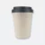 muse coffee cup with black lid and wheat straw body in eco finish