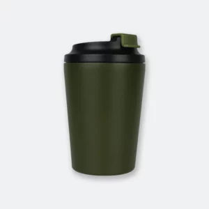 GIH2151_BUENO_Double_Wall_SS_Cup_M138_GREEN bueno double wall ss cup with lid and silicone base