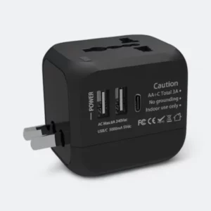 adaro travel adapter with usb charging ports for travel