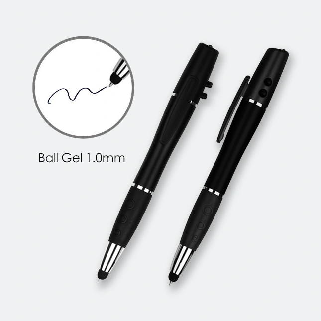 GIH1123_MIB_LED, Laser Pointer & Stylus Ball Gel Pen_4004BG GIH1123 MIB - LED, Laser Pointer & Stylus Ball Gel Pen