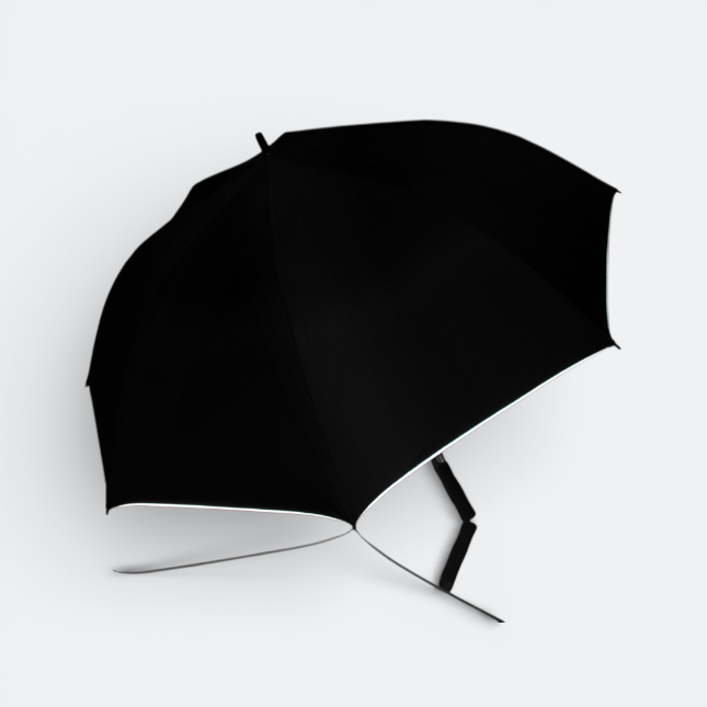 GIH4101_30_inch_Auto_Golf_Umbrella_Black_Side_View2 GIH4101 Auto Golf Umbrella 30"