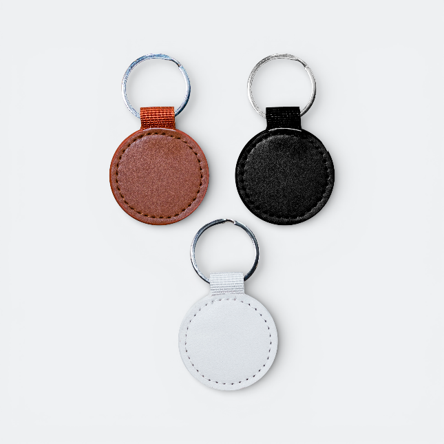 GMG3021 Wink PU Keychain (Round)
